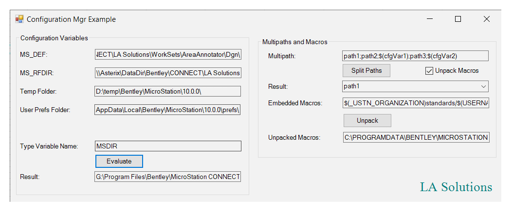 Configuration Mgr Example