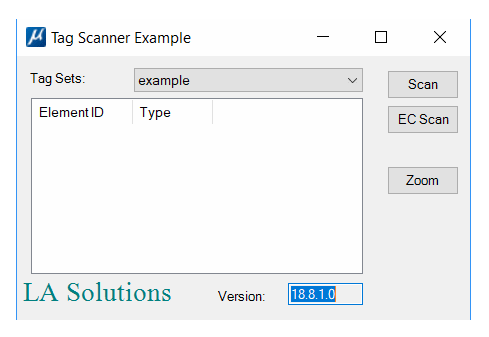 Tag Scanner Dialog