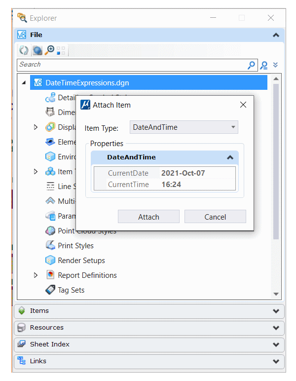 DateAndTime properties