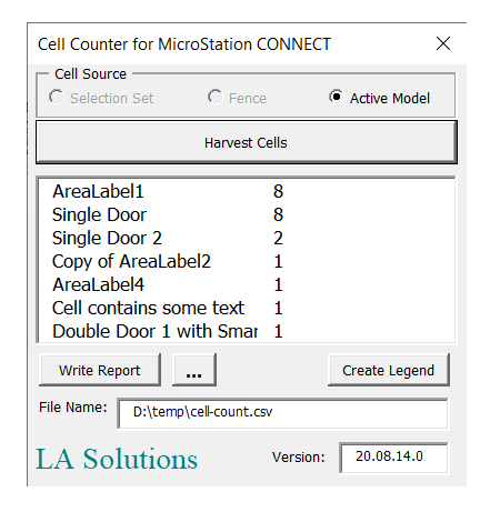 Cell Counter Dialog