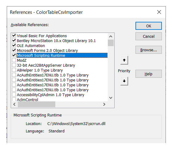 Microsoft Scripting Library