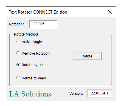 Text Rotator UserForm