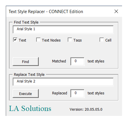 Text Style Search & Replace Tool for MicroStation