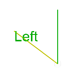 Vector 'left' of vector