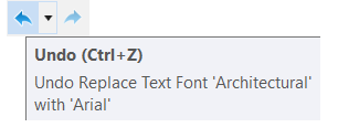 Text Font Replacer: Edit|Undo Text Font Replacement