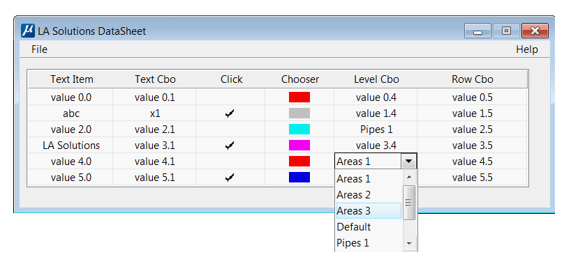 Level List Chooser