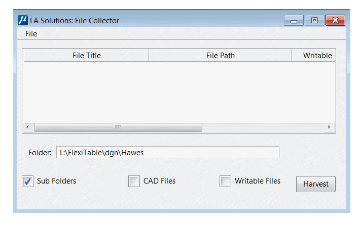 File Collector Dialog