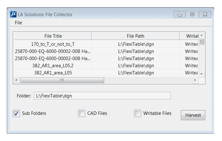 File Collector Dialog