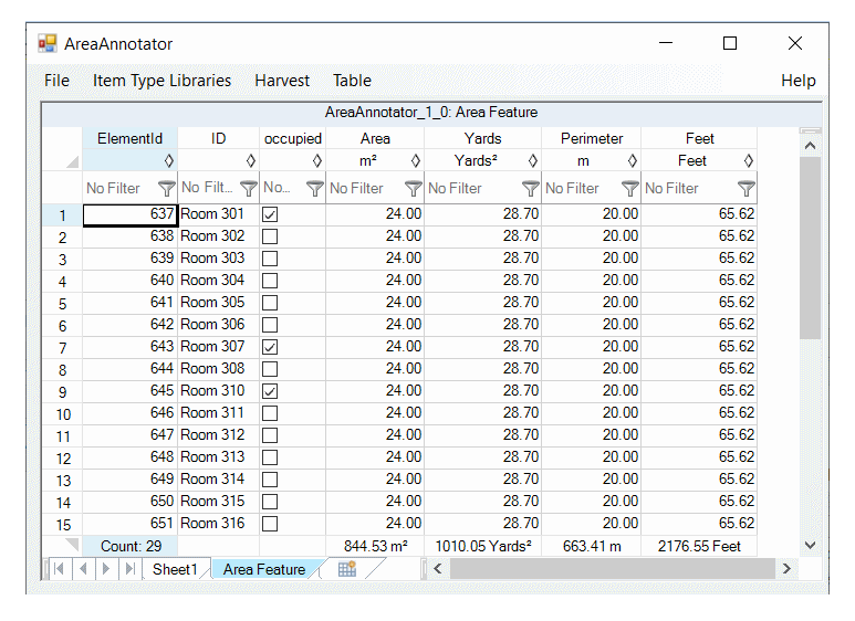 MicroStation Reports Dialog