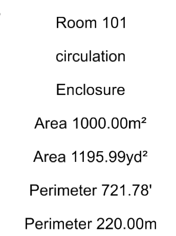 Annotated Shape showing Alternative Metrics