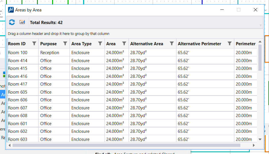 MicroStation Reports Dialog