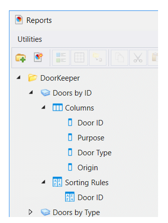 MicroStation Reports Dialog