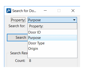 DoorKeeper Search dialog showing Picklist