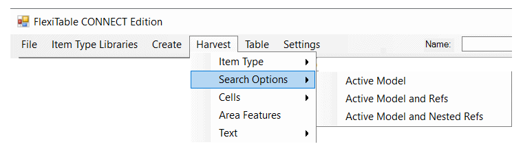 Data Source menu