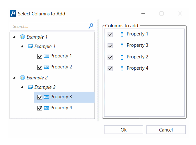 Report Definition: Add Objects