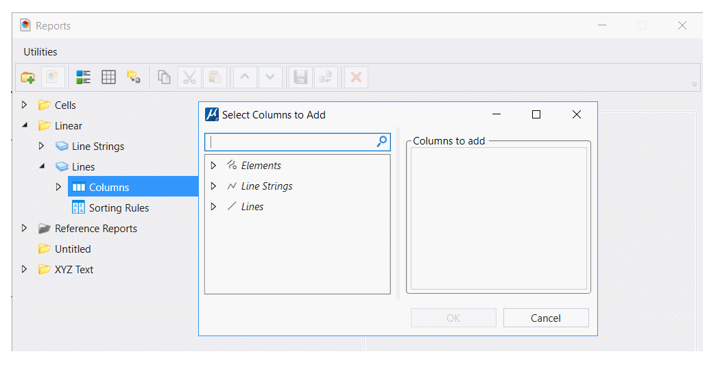 Linear Report Definition 2