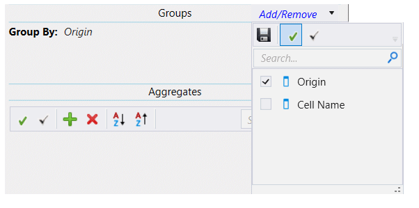 Cell Count Report Group 1