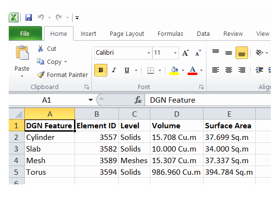 Solid Report Exported to Excel